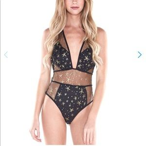 iHeartRaves Estrella Star Mesh Bodysuit
